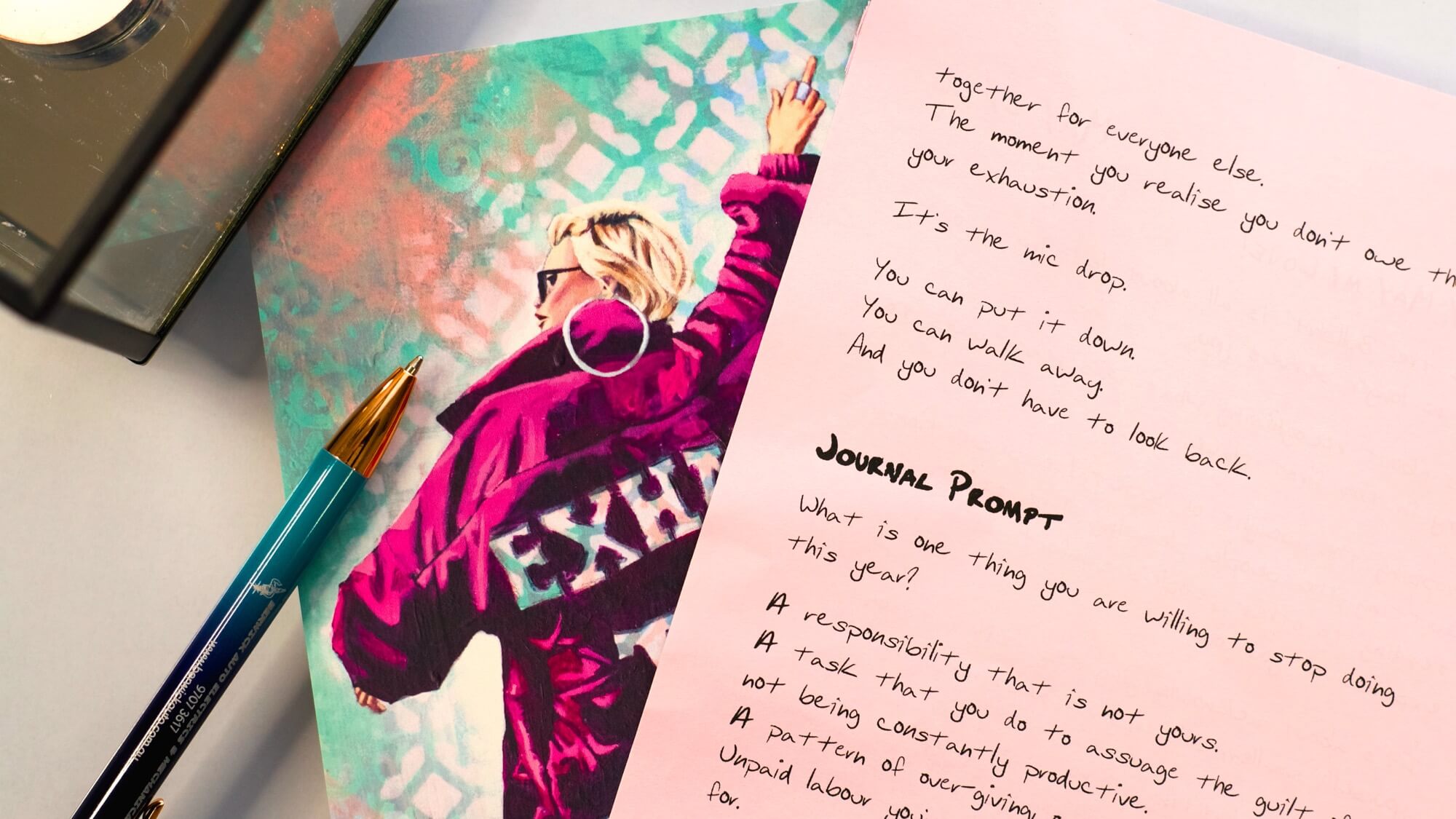 Monthly feminist art subscription criss chaney