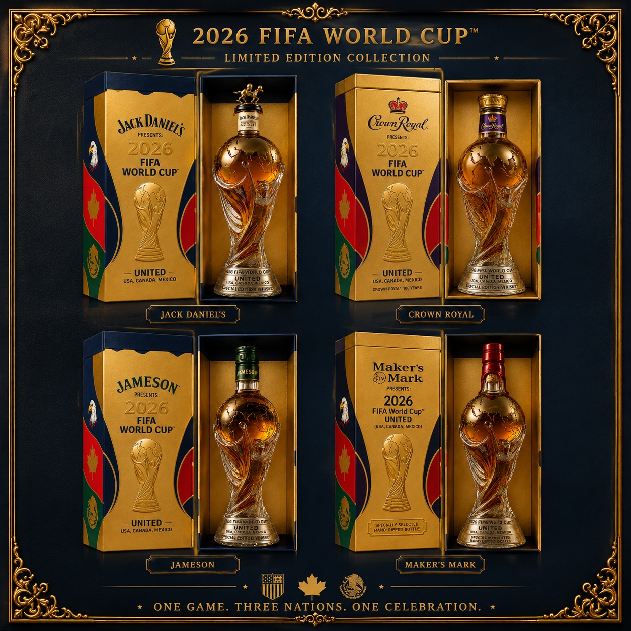 Jack Daniel World Cup 2026 Bottle Jack Daniel World Cup 2026 Bottle