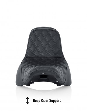 iron born diamond stitch 2 up seat for harley softail low rider s fxlrs 7a