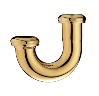 J Bend with Rod Brass Nut