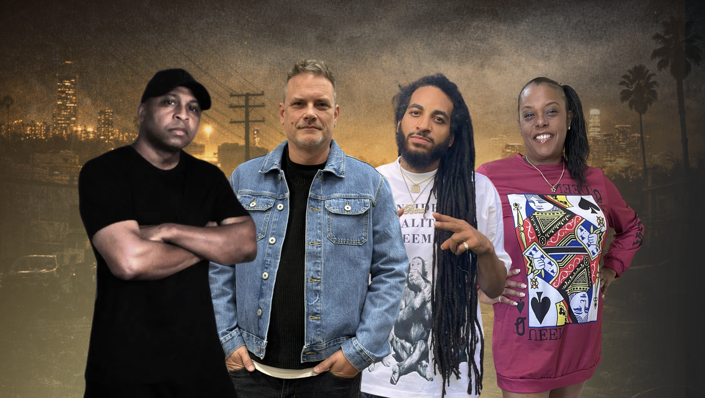 DJ CliNTel Clayton Guiltner Bryant T Scott and Traci Fantroy DJ CliNTel Clayton Guiltner Bryant T Scott and Traci Fantroy