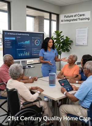 21st CenturyQHC launches first Human and AI-powered home care model  across 7 Houston-area counties