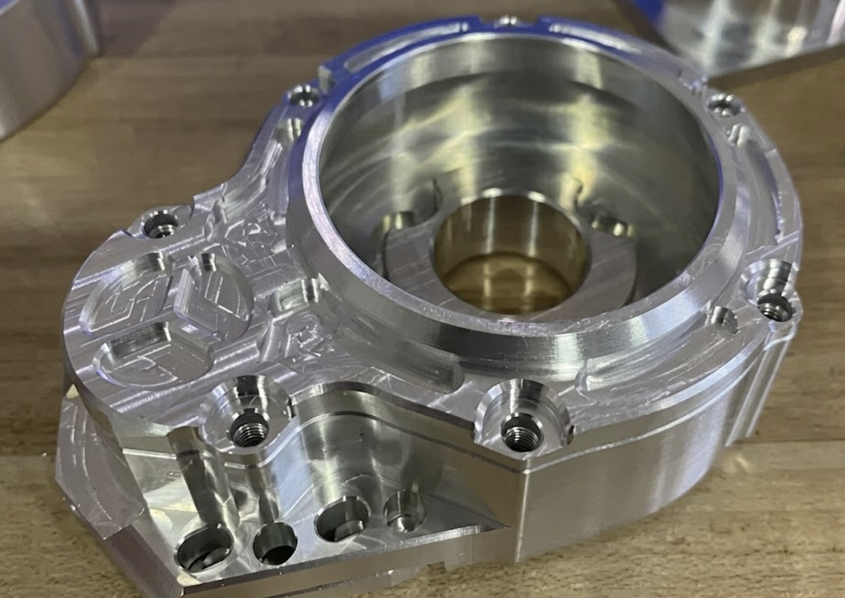 complex 5 axis machined component details