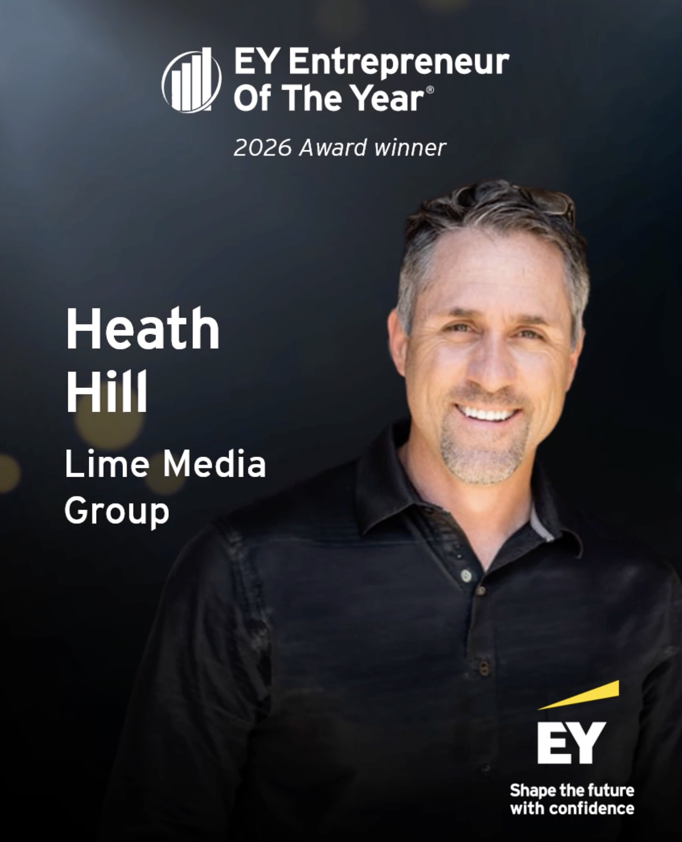 Lime Media CEO Heath Hill Named Entrepreneur Of The Year 2026 Southwest Award Winner