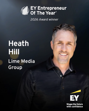 Lime Media CEO Heath Hill Named Entrepreneur Of The Year® 2026 Southwest Award Winner