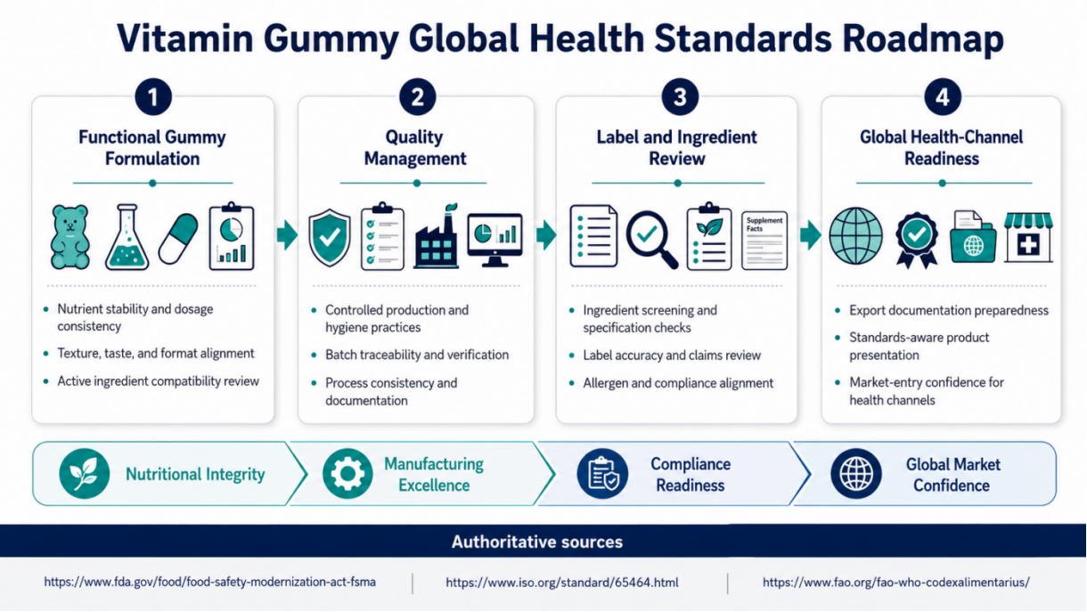 Figure Vitamin Gummy Global Health Standards Roadmap