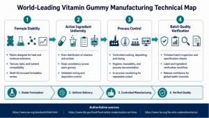 Figure World Leading Vitamin Gummy Manufacturing Technical Map