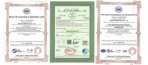 FOOD SAFETY MANAGEMENT SYSTEM CERTIFICATE