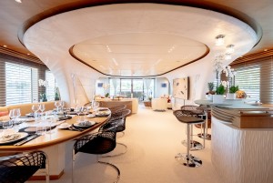 Serenity yacht for charter - salon