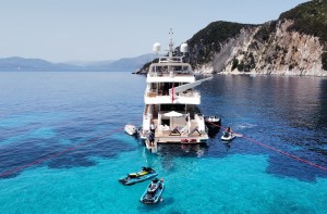 Serenity yacht for charter - with Toys