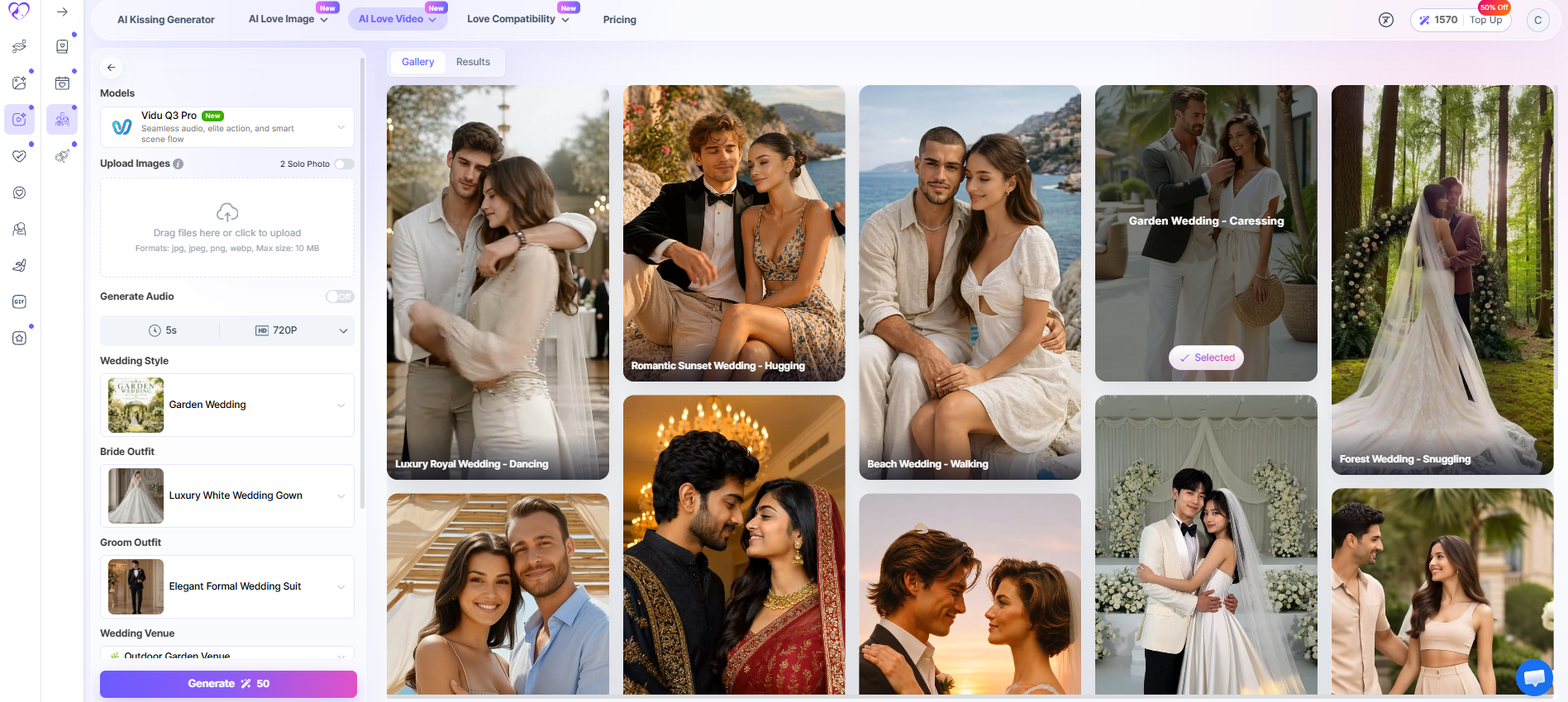 AI Wedding Video Generator AI Wedding Video Generator