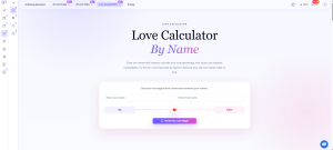 Love Calculator by Name