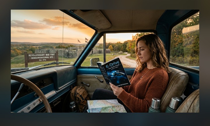 For Readers Planning a Semiquincentennial Road Trip, a Sci-Fi Journey Through Time to Pack Along