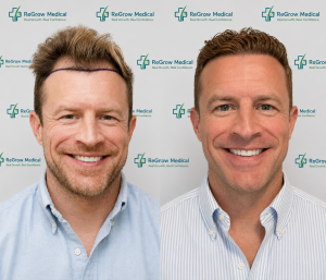Hair Transplant Before and After – Natural FUE Results in Los Angeles