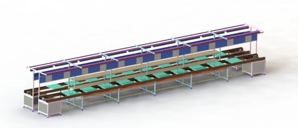Hongdali Laptop Assembly Line Layout Design Hongdali Laptop Assembly Line Layout Design