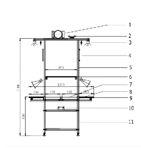 Hongdali Factory Working Table Structure Design