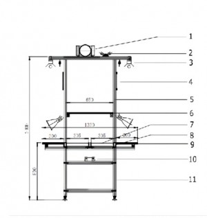 Hongdali Factory Working Table Structure Design