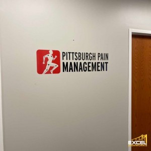 Lobby sign for Pittsburgh Pain Management