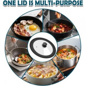 BIDOTAMU Multi Purpose Silicone Pot Lid For Kitchen Cookware
