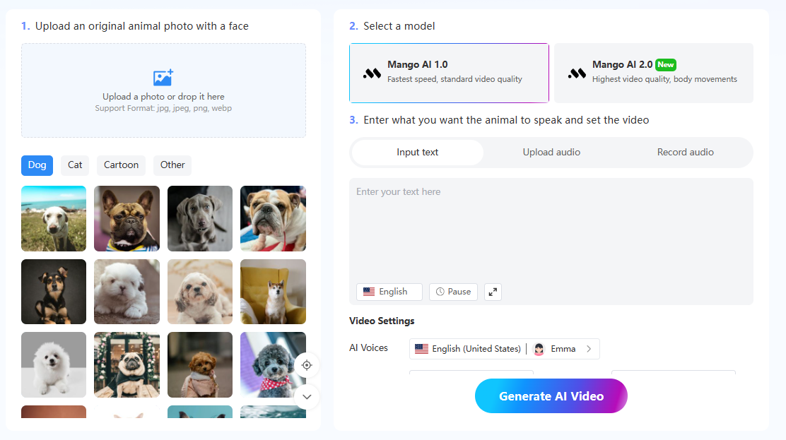 talking pets