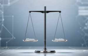 efficiency vs durability concept