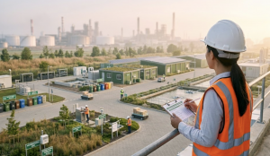 industrial engineer monitoring compliance