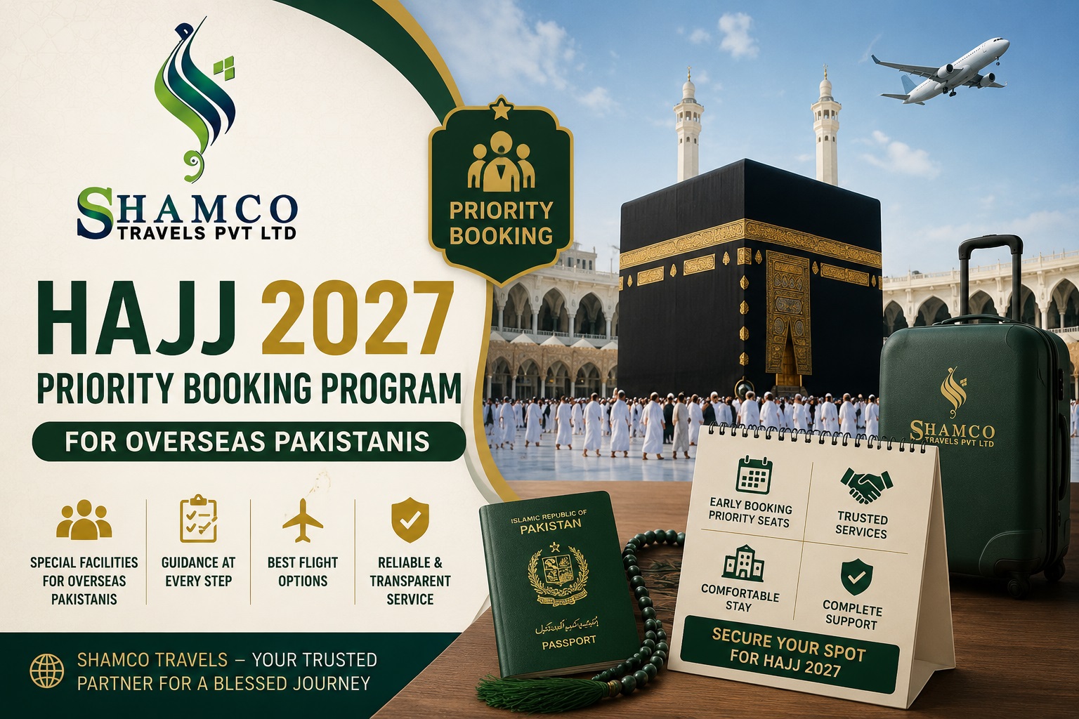 Shamco Travels Announces Priority Hajj 2027 Booking Program Shamco Travels Announces Priority Hajj 2027 Booking Program