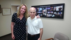 kathryn Goetzke with Dr. Amen at his office