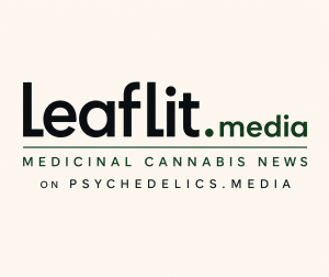 leaflit media logo with tag