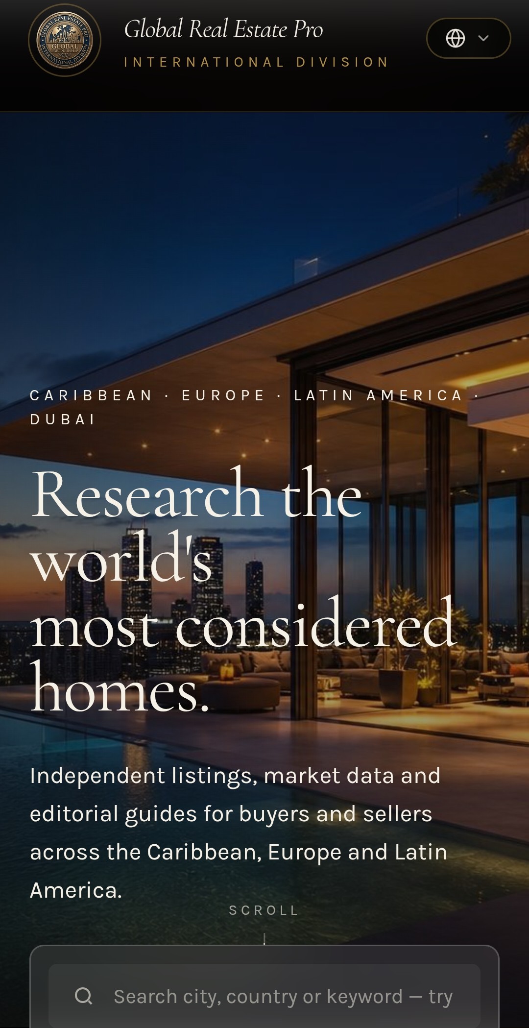 International Real Estate App