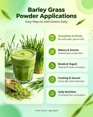 Demeterherb Barley Grass Powder Nutrient Features