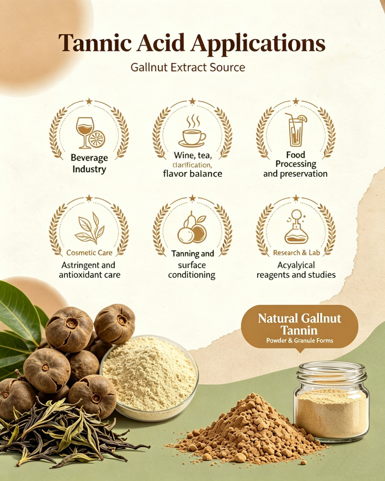 Demeterherb Tannic Acid Powder Solubility Specifications
