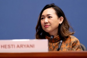 Speaker Hesti Aryani addresses the AIFOD Summit Bangkok 2026