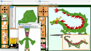 SHIRYU dragon workflow: 3D model, printable template, and completed papercraft