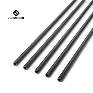 FMScarbon Round Carbon Fiber Tubes For CNC Machining