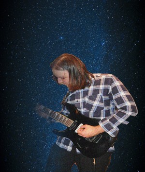 Igor Lisul playing his Jackson guitar made in Japan