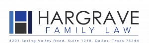 Hargrave Family Law banner logo Horizontal Logo with address