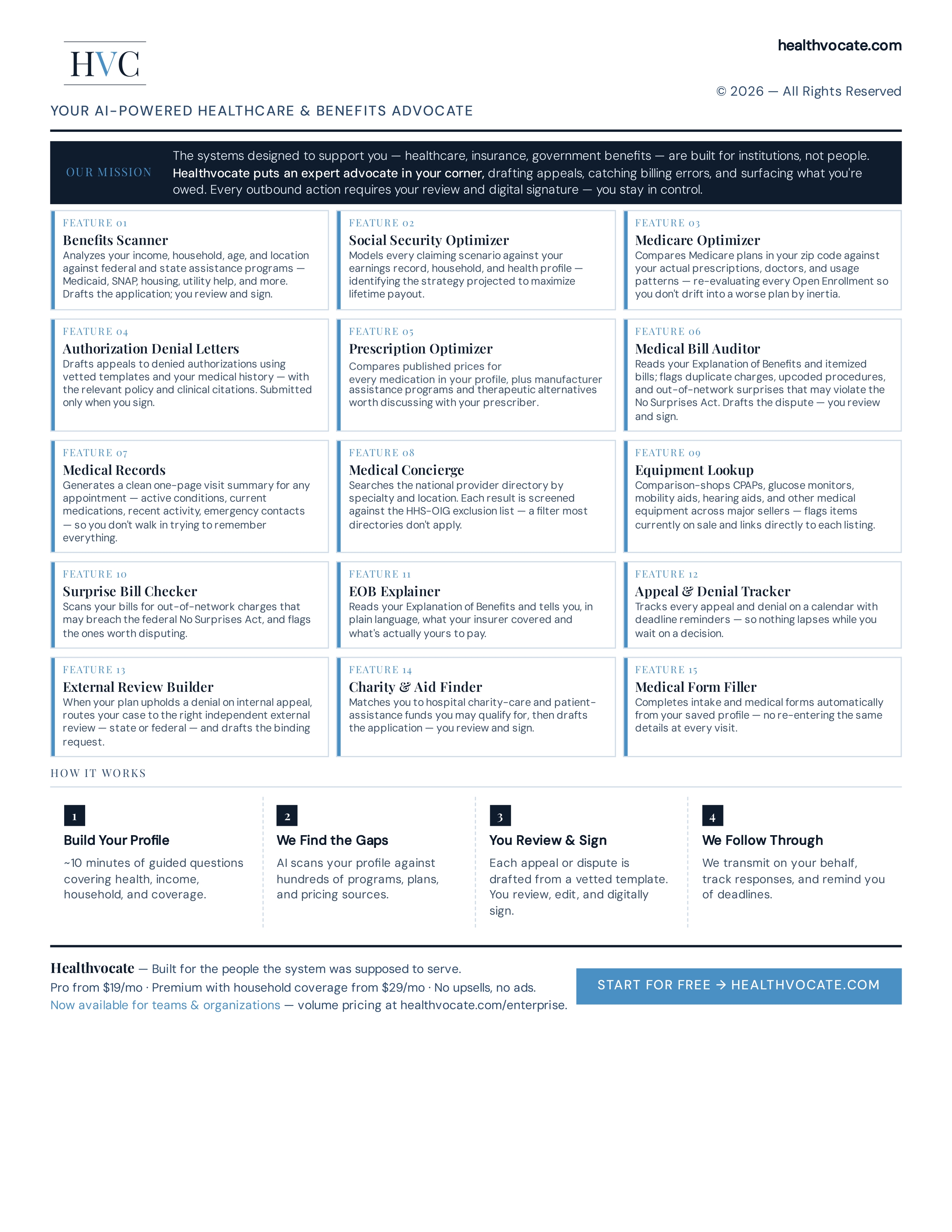 healthvocate summary 001