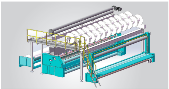Customized Biaxial Warp Knitting Machine With Non Woven Fabric Customized Biaxial Warp Knitting Machine With Non Woven Fabric