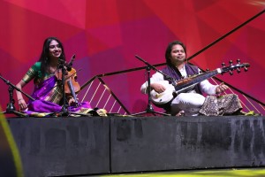 Ragini Shankar and Abir Hossain performing at the Aditya Birla Puraskar 2019