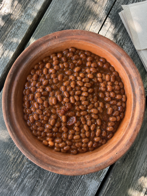 Summer Time Baked Beans Cooked in Miriam