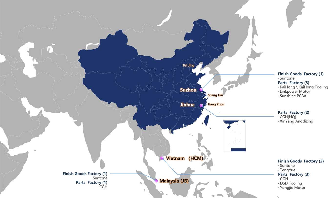 CGH Overseas Factory Scale