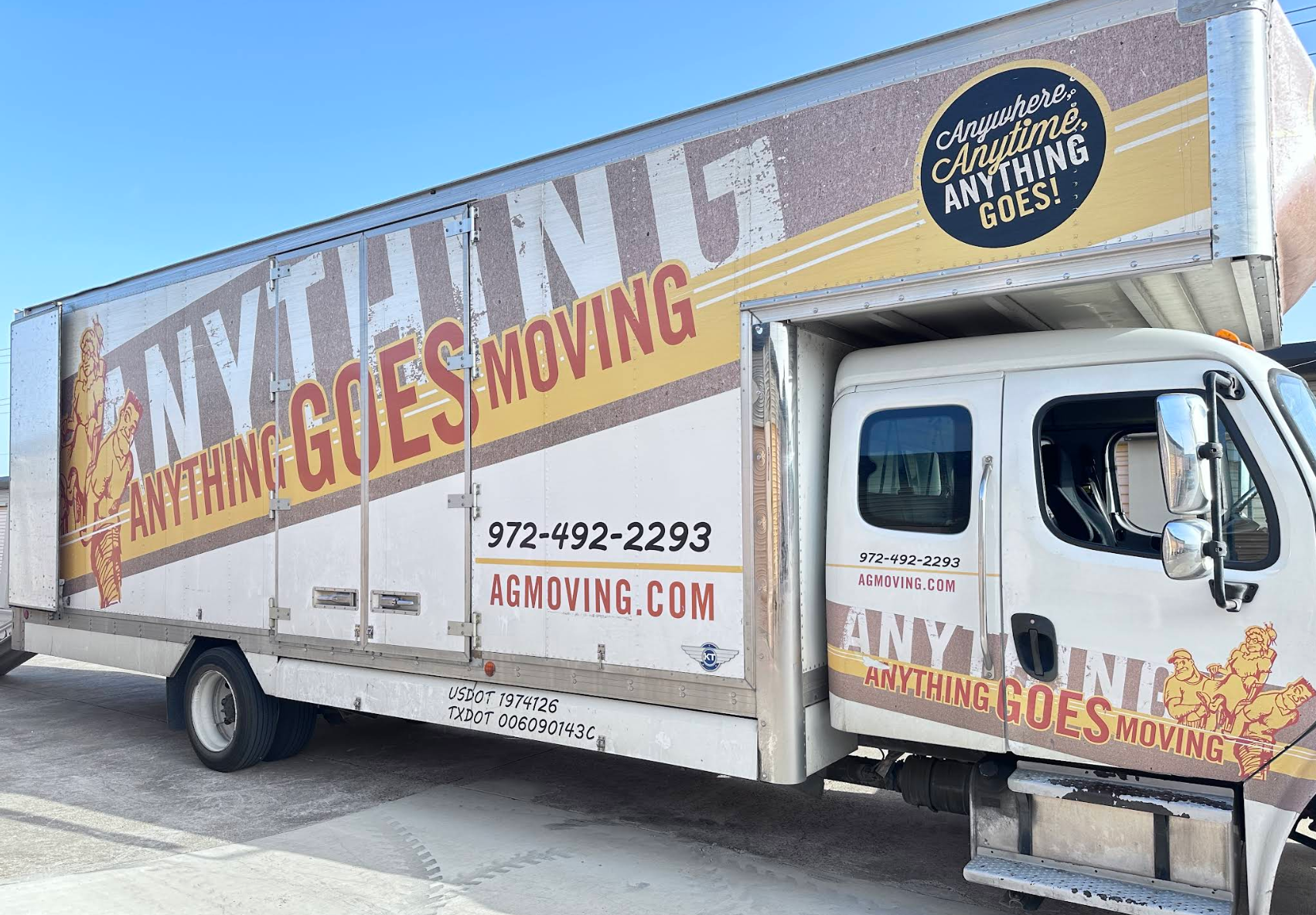 AG Moving truck in McKinney