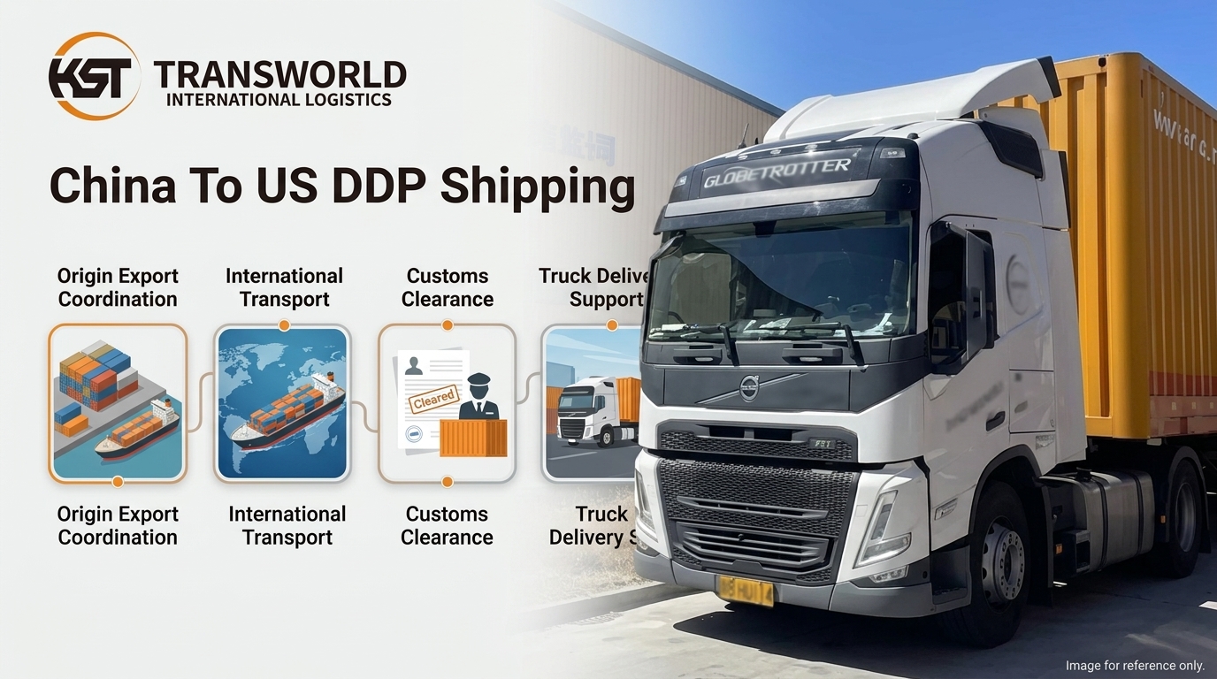 TRANSWORLD China To US DDP Shipping Workflow TRANSWORLD China To US DDP Shipping Workflow