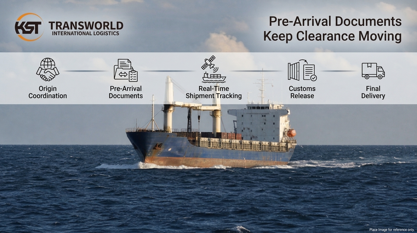 TRANSWORLD Pre Arrival Documents And US Customs Clearance Workflow