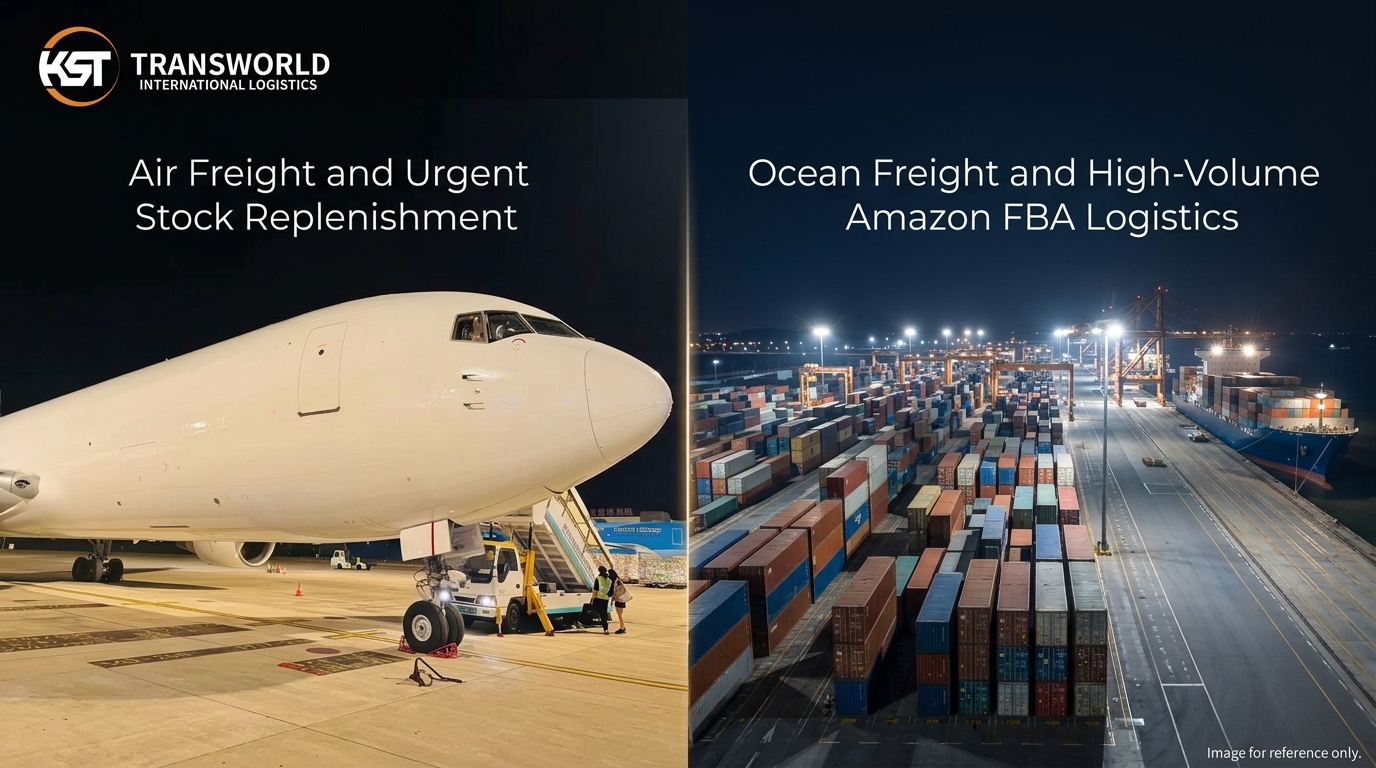 US FBA Ocean Freight Forwarding with TRANSWORLD for Amazon Export Logistics Coordination