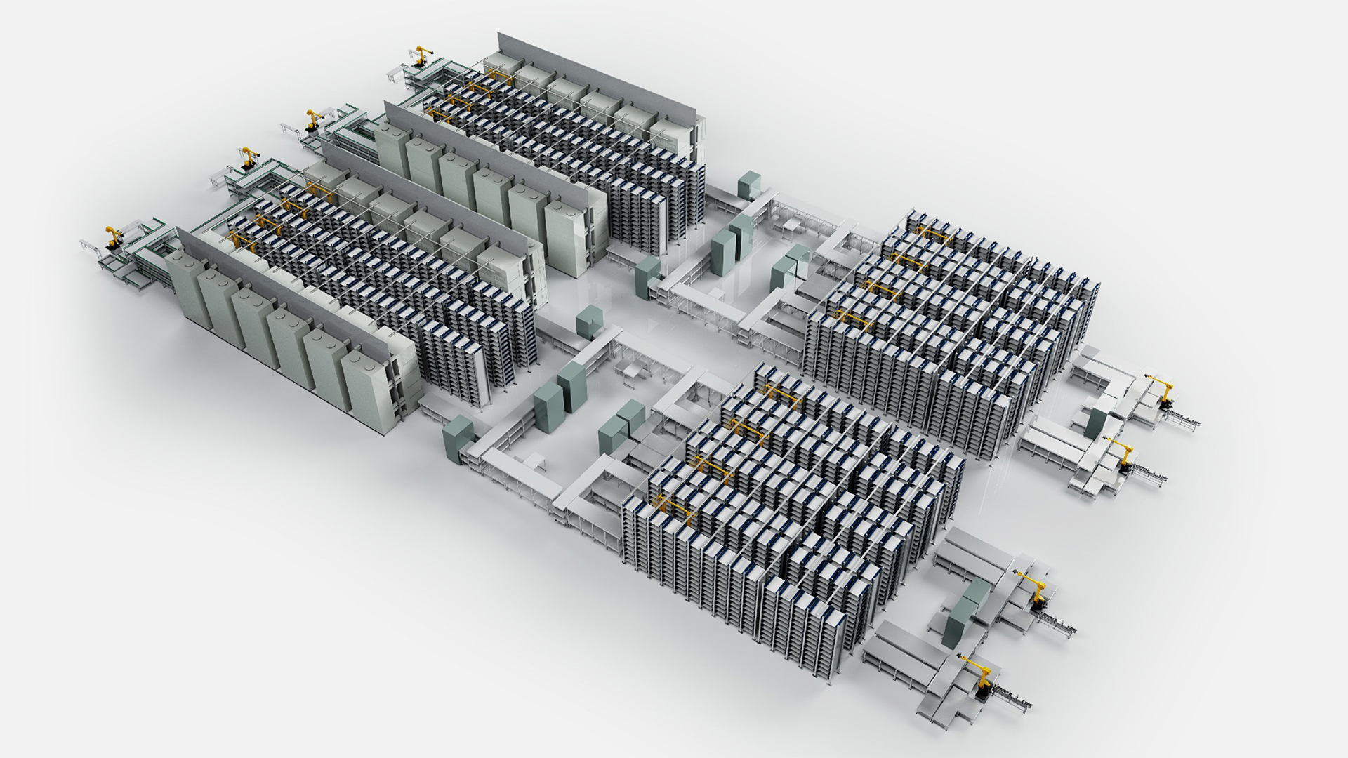 Battery formation system and grading line Battery formation system and grading line