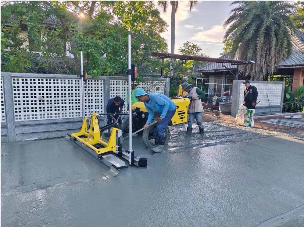 LS 325 laser screeding concrete leveling machine