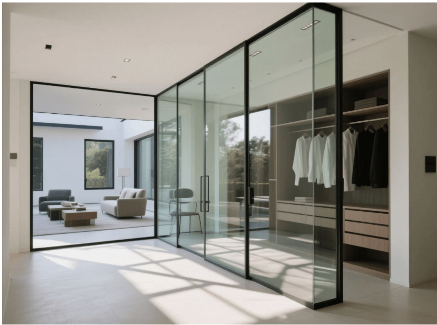 Slimline Partition Doors supplier