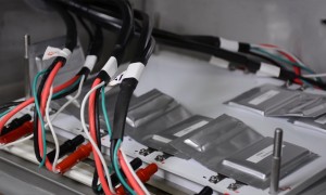 Sodium ion pouch cells undergoing cycle life testing